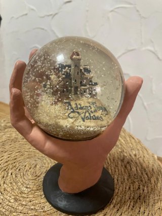 Figura bola  decorativa de nieve  de la Familia