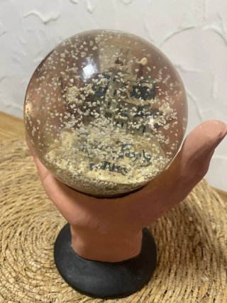 Figura bola  decorativa de nieve  de la Familia