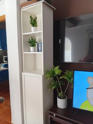 Mesa de comedor cristal y metal
