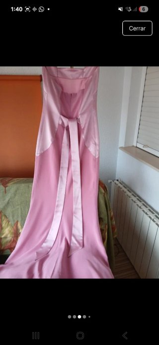 Vestido de ceremonia rosa