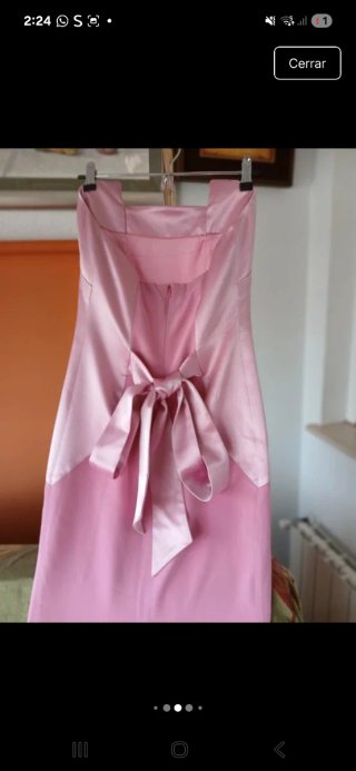 Vestido de ceremonia rosa