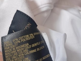 Falda corta blanca