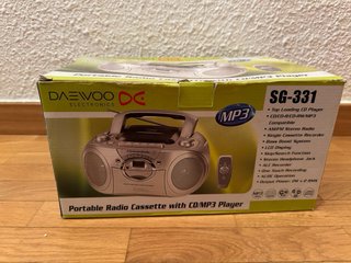 Reproductor CD/MP3 Daewoo SG-331 Cassette Radio