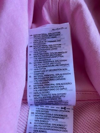 Sudadera Adidas corta rosa 3 stripes
