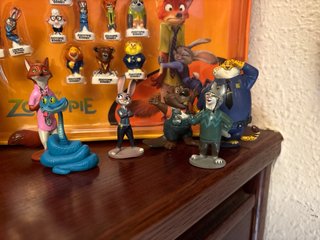 Set Figuras Zootropolis Porcelana y Plástico