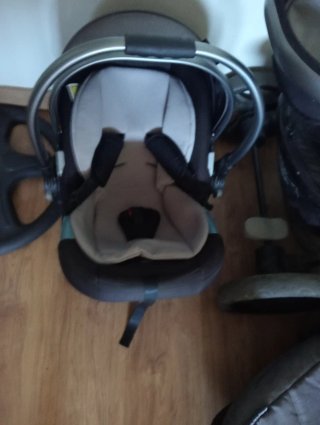 Carrito de bebé 3 piezas