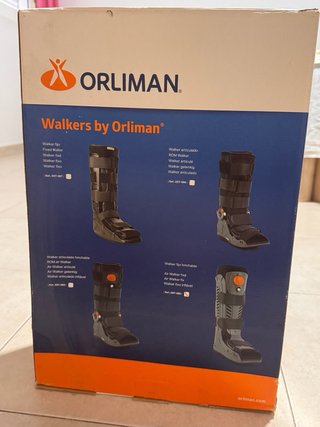 Bota Ortopédica Negra Ajustable