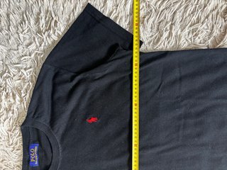 Camiseta Polo Ralph Lauren Negra Logo Rojo