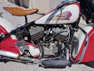 Indian  chief de 1200cc año 1939 en buen estado