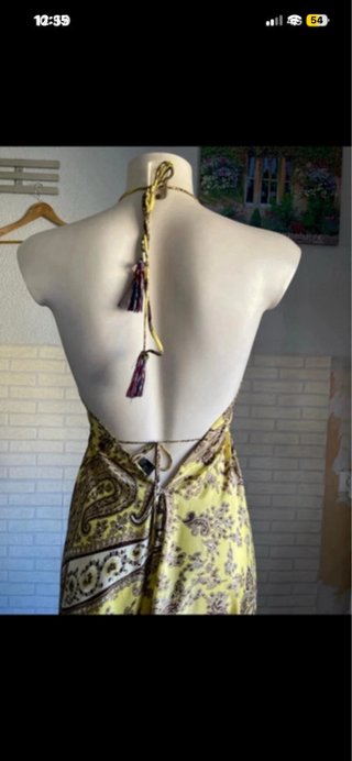 Vestido largo estampado Manbi talla única