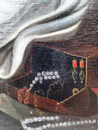Cuadro Óleo Magdalena Siglo XIX