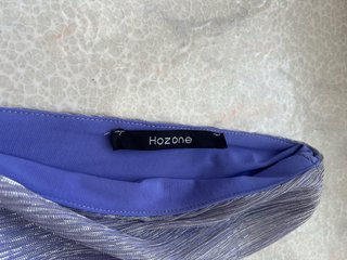 Abito da cerimonia viola e argento