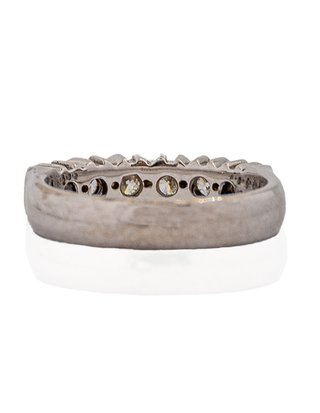 Anillo 6 Diamantes oro blanco 18k - ref.15706