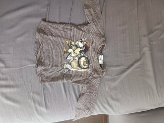 Camiseta manga larga fina infantil