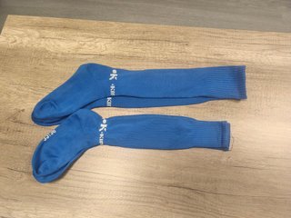 Calcetas de fútbol azules