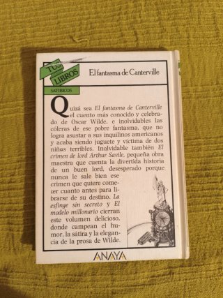 Libro de Óscar Wilde