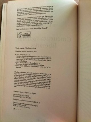 Cincuenta sombras liberadas. Libro