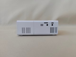 Mini proyector LED portátil F1 con mando - Blanco