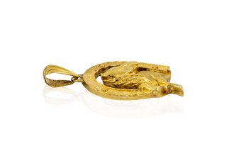 Colgante Herradura Caballo Oro 18k - ref.15073