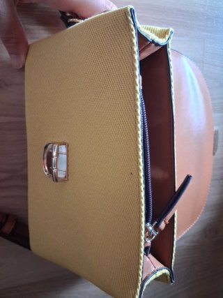 Bolso Parfois Marrón y Amarillo