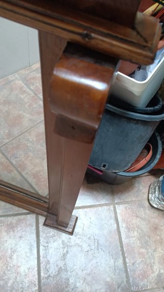 Espejo Antiguo Madera Maciza