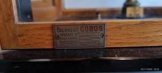 BALANZA PRECISIÓN COBOS DE LABORATORIO Y PESAS