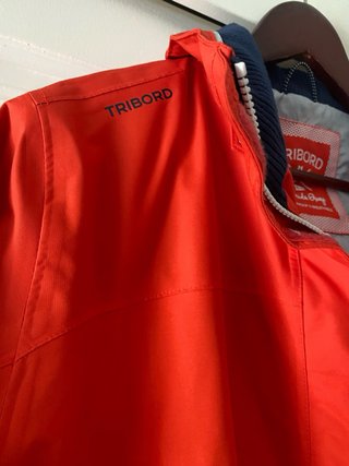 Chaqueta cortavientos Tribord Roja