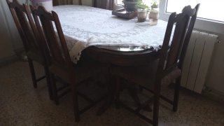 Mesa de comedor con 6 sillas