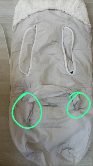 Accesorios Bugaboo: Saco y capota invierno.