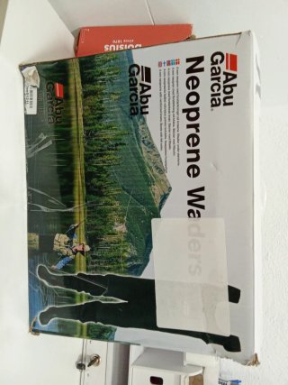Abu Garcia Vadeadores Pesca Neopreno Negro