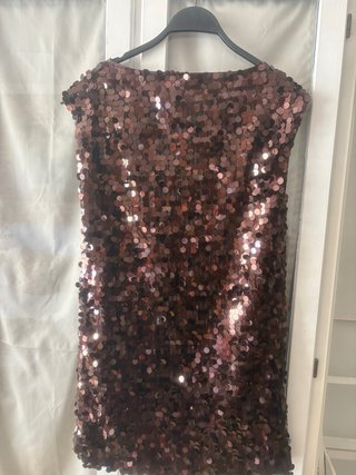 Vestido corto lentejuelas Sfera Talla S