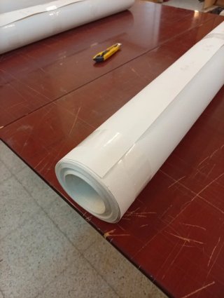 Rollo tela algodón 18m2