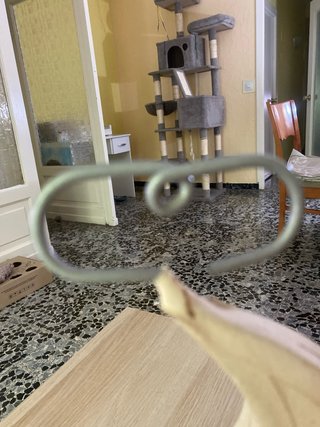 Lámpara decorativa papel maché