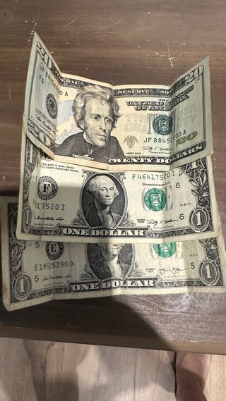 20 Dollari e 2 Un Dollaro