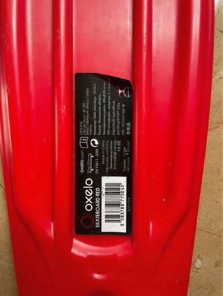 Monopatín Oxelo Rojo