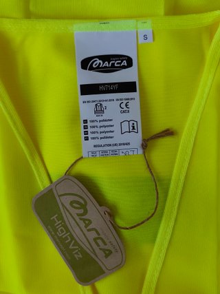 Chaleco reflectante alta visibilidad  - Talla M, S