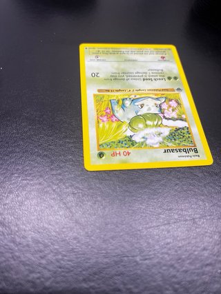 Carta Pokémon Bulbasaur #44 Base Set firts edition