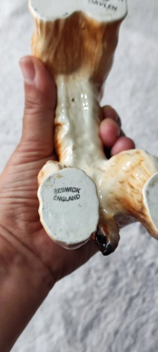 Figura Galgo Afgano Cerámica Beswick