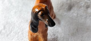 Figura Galgo Afgano Cerámica Beswick