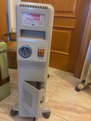 Radiador de aceite blanco