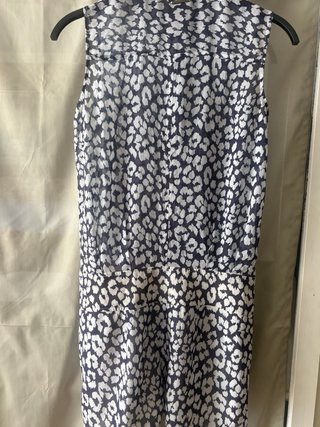 Mono DKNY Jeans estampado azul y blanco Talla P0