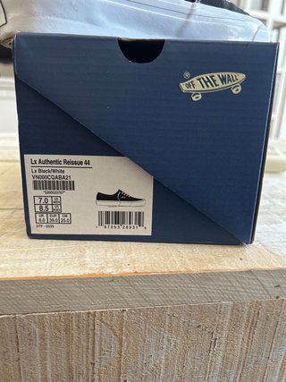 Vans Lx Authentic Reissue Negro/Blanco talla 39