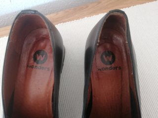 Zapatos Wonders piel negra, 37