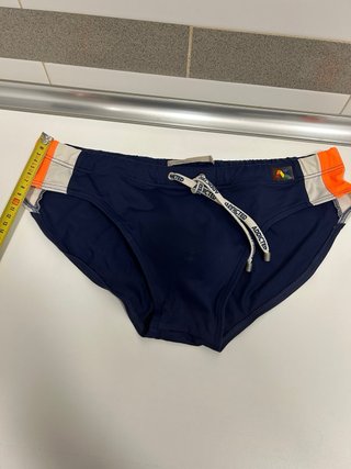Bañador Addicted Azul y Naranja