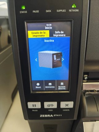 Impresora Zebra ZT411 RFID UHF Industrial 6 ud dis