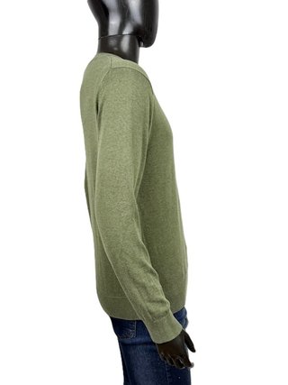Tommy Hilfiger Maglione Uomo Cotton Silk Verde M