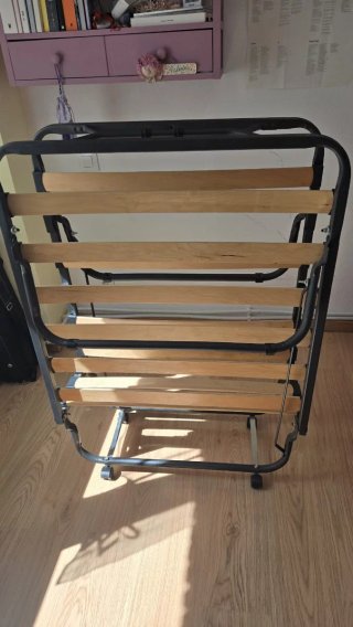 Somier Plegable Metal y Madera