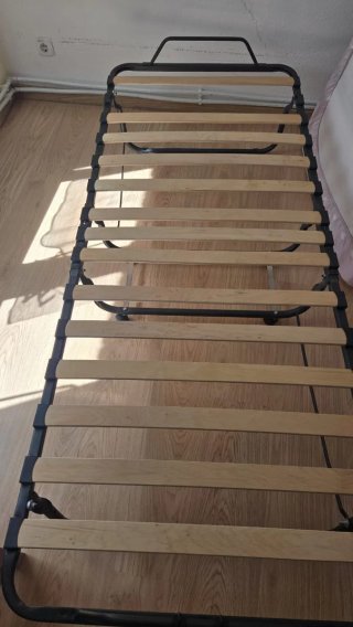 Somier Plegable Metal y Madera