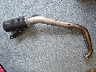 Mivv MK3 Carbono Escape Yamaha MT-125