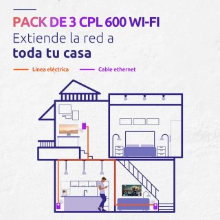 Kit PLC Strong 600 Mb Triple Toma